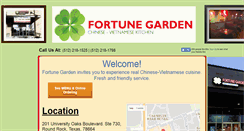 Desktop Screenshot of fortunegardenrr.com
