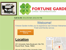 Tablet Screenshot of fortunegardenrr.com